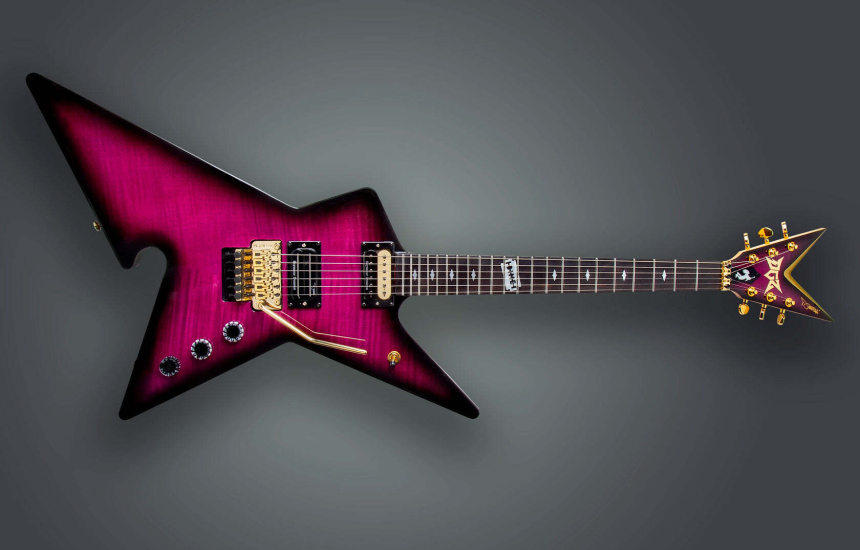 DGZ Dime Guitarz Culprit Standard Purple Burst Flame